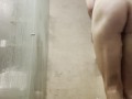 Skinny Young White Blonde with Muscles Solo Shower - Kyle Stroker