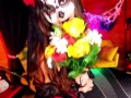 Cosplay Halloween Catrina so horny she wets herself & squirts to orgasm (TRAILER "THE CATRINA SHOW")