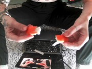 eating surimi ASMR