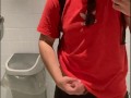 Jacking off in Parking lot bathroom in Antwerp