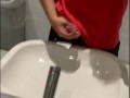 Jacking off in Parking lot bathroom in Antwerp