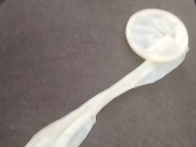 I found used condoms. Drank the cum from him and jerked off his hairy dick