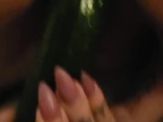 Horny MILF Fucking a huge Cucumber FULL VIDEO 🥒😈😝💦