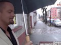 Deutsche Straßen Schlampe abgeschleppt und zum Sex überredet