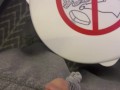 Edging Cock in Airplane Bathroom - Dane Coxx