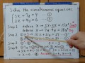 Tokyo 2024-1st [1]Q5 Solve the simultaneous equations.[JapanMath]