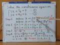 Tokyo 2024-1st [1]Q5 Solve the simultaneous equations.[JapanMath]