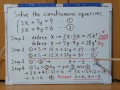Tokyo 2024-1st [1]Q5 Solve the simultaneous equations.[JapanMath]