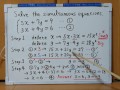 Tokyo 2024-1st [1]Q5 Solve the simultaneous equations.[JapanMath]