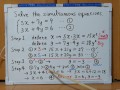 Tokyo 2024-1st [1]Q5 Solve the simultaneous equations.[JapanMath]