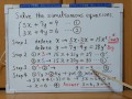 Tokyo 2024-1st [1]Q5 Solve the simultaneous equations.[JapanMath]