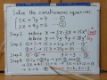 Tokyo 2024-1st [1]Q5 Solve the simultaneous equations.[JapanMath]