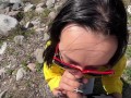 A tourist with a big ass decided to give a blowjob in nature to her boyfriend - AnGelya.G