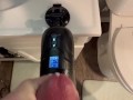 New toy vibrating thrusting and rotating auto stroker male masturbator big cum shot ending