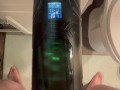 New toy vibrating thrusting and rotating auto stroker male masturbator big cum shot ending