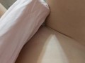 Cute russian girl plays with her tiny  pussy in pijamas- morning orgasm