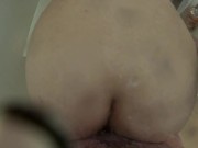 Getting clean in the shower with Victor Stoneheart turns into playtime