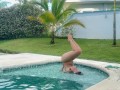 Piscina + Yoga ? Mi primera vez haciéndolo! - Danilisboa