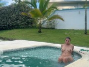 Piscina + Yoga ? Mi primera vez haciéndolo! - Danilisboa