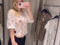 Transparent Tops Try On Haul No Bra