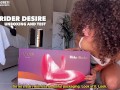 VVD RIDER DESIGN SEX TOY UNBOXING, RIDE AND ORGASM