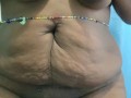 Waist-beads Wearing BBW Ebony Hides From Roommates To Please Herself