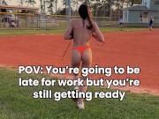 This is appropriate baseball attire!