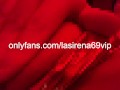 LaSirena Rubs Her Pussy Under Red Lights