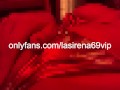 LaSirena Rubs Her Pussy Under Red Lights