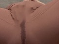 Playing With My Clit Until I Squirt Through My Leggings- More on my OF
