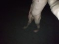 Totally naked in public