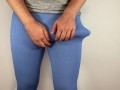 Huge cock massive cumshot in pants