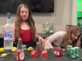 Slutty Bartenders Make Your Fav Drink! PAWG Redhead College Girls
