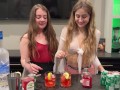Slutty Bartenders Make Your Fav Drink! PAWG Redhead College Girls