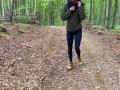 Outdoor risky fuck in forest - Tonny and Mia