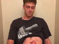 My best and newest compilation: edging, jerking my fat cock and cumshot compilation