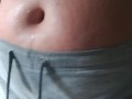 Just playing with my bellybutton and showing my pussy