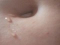 Just playing with my bellybutton and showing my pussy
