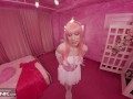 VR Conk: Princess Bubblegum from Adventure Time Gives a Sloppy Blowjob in a Cosplay Parody | HD Porn