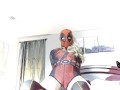 What if Lady Deadpool Fucked Black Panther? Marvel Cosplay Sex - FAWNTALES