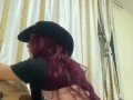Colombian tiktoker Rubs her big ass on stuffed and practice lapdance