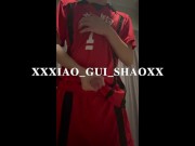 【BIG CUMLOAD + LOUD MOAN】Kuroo Tetsuro Haikyuu Cosplayer Masturbating, Moaning and Cum