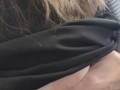 Teacher flashes and rubs nipple in the classroom