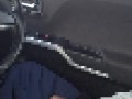 Masturbation　野外露出　見られそうなスリルが快感。車内でオナニー