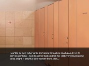 A Promise Best Left Unkept: The Girlfriend Got Caught By Her Boyfriend Sucking Dick In Male Toilet