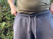 Desperate to pee I held it in for half an hour