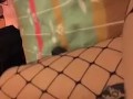 slut in fishnets