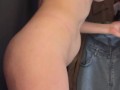 My dirty hot stepmom in fitting room show all her holes and sent this video to my school friends