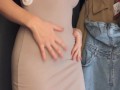 My dirty hot stepmom in fitting room show all her holes and sent this video to my school friends