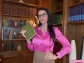 MILF librarian Piper Press gets HOT in scents of books ROLEPLAY Obsessed & masturbating  solo!